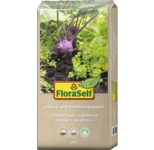 FloraSelf Gemüse- und Hochbeet-Kompost, 40 Liter