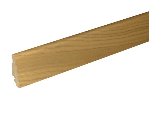 Sockelleiste furniert SU60L Eiche Elephant 19x58x2400 mm Holzfußleiste