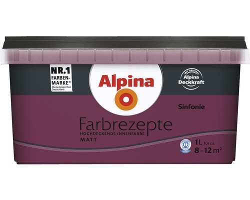 Alpina Farbrezepte Sinfonie Innenfarbe im Eimer