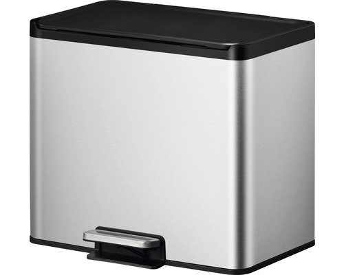 Treteimer aus Edelstahl mit Deckel