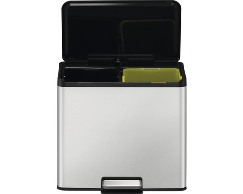 Mülleimer mit zwei Fächern und Tretfunktion