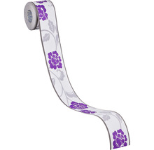 Tapetenbordüre mit Blumenmuster auf Rolle