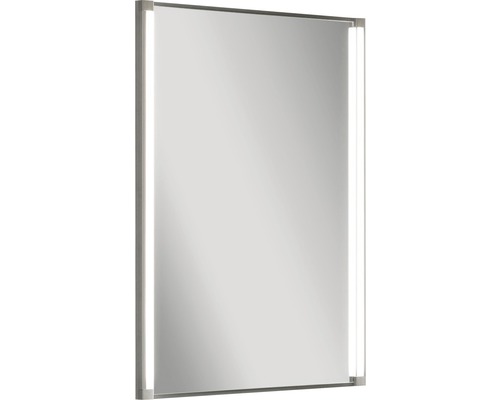 LED-Lichtspiegel Fackelmann LED-Line eckig 42x69x4 cm Rechteckiger Spiegel mit vertikal integrierter Beleuchtung