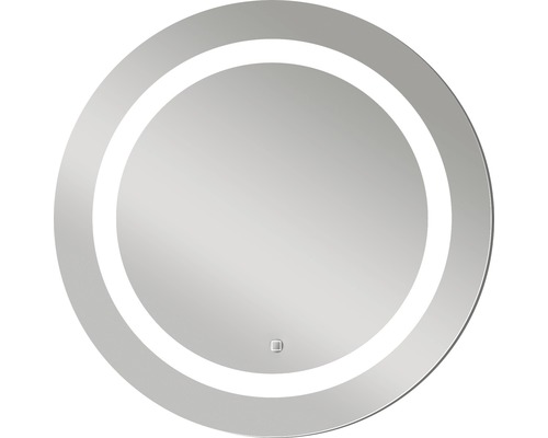 LED-Lichtspiegel DSK Silver Sun mit Alurahmen rund Ø 59 cm-0