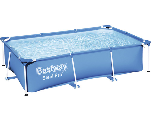 Aufstellpool Framepool Bestway Family eckig 259x170x61 cm ohne Zubehör blau