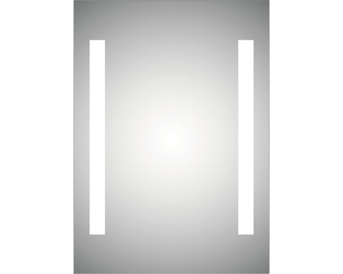 LED-Lichtspiegel DSK Silver River mit Alurahmen eckig 50x70 cm-0