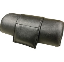 Schwarze Uhrenrolle aus Kunstleder