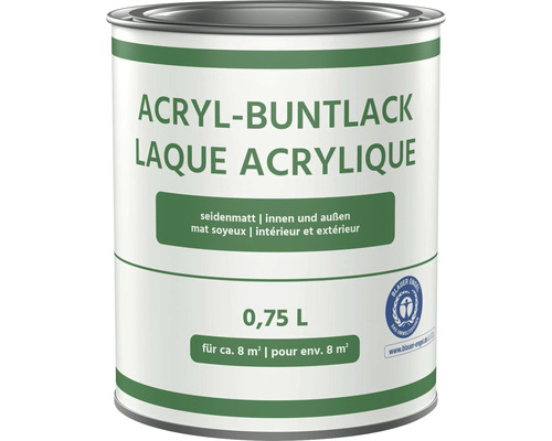 Acryl Buntlack Dose 0,75 Liter für Innen- und Außenbereich