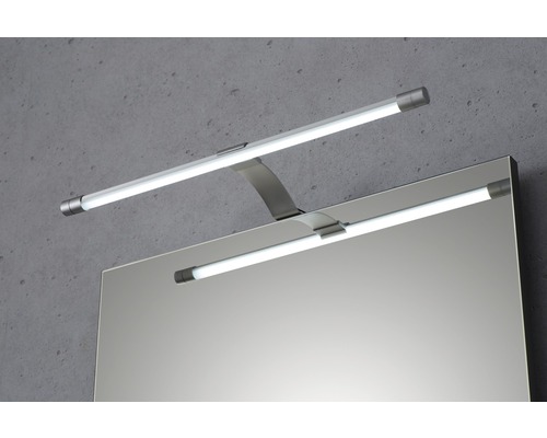 LED Aufsatzleuchte Pelipal Twin Capri silber 4x40x9,5 cm 4,6 W