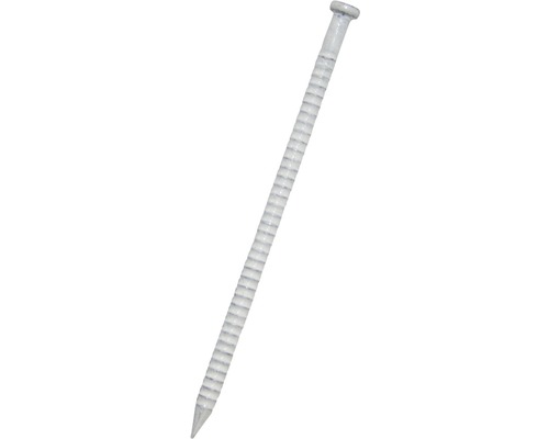 Paneelstift Ø 1,6x26 mm weiß, 140 Stk. Ein einzelner Stift mit geriffeltem Schaft.