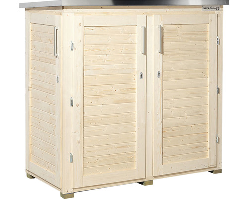 Gartenschrank weka Terrassen Q 160x75x161 cm natur Gartenschrank weka Terrassen Q 160x75x161 cm natur