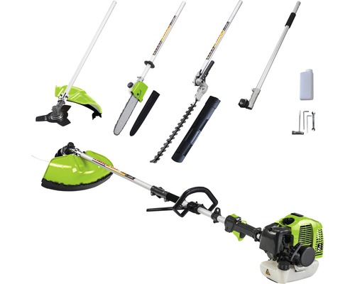 Gartenpflegeset Zipper ZI-GPS 182Jinkl. Aufsätze- Entaster, Sense, Trimmer, Heckenschere-0