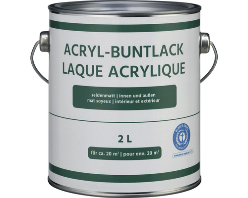 Acryl Buntlack im 2 Liter Gebinde für Innen und Außen