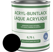 Acryl Buntlack im 0,75 Liter Gebinde für Innen und Außen