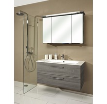 Badmöbel-Set Pelipal Kumba 107 Mineralguss 200x110x50 cm Mineralgusswaschbecken graphit mit LED-Beleuchtung-thumb-2 Badmöbel-Set Pelipal Kumba 107 Mineralguss 200x110x50 cm Mineralgusswaschbecken graphit mit LED-Beleuchtung-thumb-2