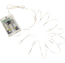 Batteriebetriebene Lichterkette mit warmweißen Lichtern