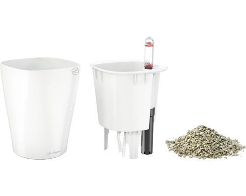 Lechuza Classico LS 21 Pflanzgefäß mit Bewässerungssystem und Pflanzsubstrat