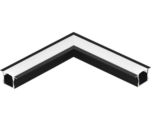 LED Stripe Eckverbinder Verbindungsstück Serie Recessed Profile 2 11 cm