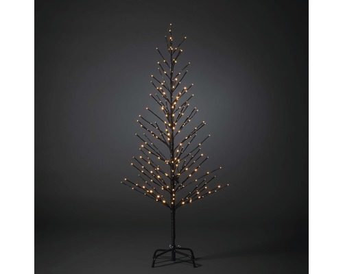 Lichterbaum Konstsmide H 150 cm 240 LEDs Lichtfarbe bernstein Dekorativer künstlicher Weihnachtsbaum mit Lichtern auf einem Ständer