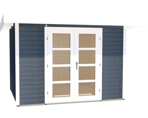 Gartenhaus mit Doppeltür und Fenster