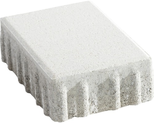 Flairstone Drei Pflasterstein Beton hellgrau 6x14x21 cm