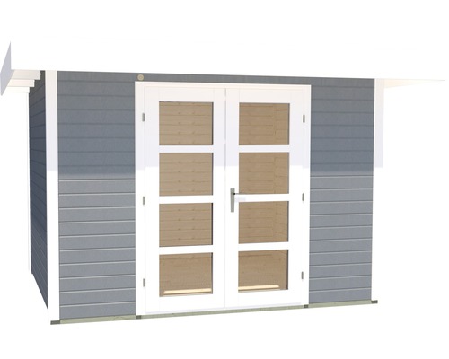 Gartenhaus mit Doppeltür und Fenstern