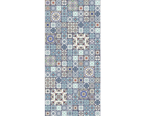 Duschrückwand Sanotechnik Sanowall 1000x2050x3 mm Musterfliesen Muster aus mehreren Dekorfliesen