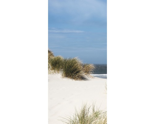 Duschrückwand Sanotechnik Sanowall 1000x2050x3 mm Nordsee links Sandstrand mit Dünen und Gras