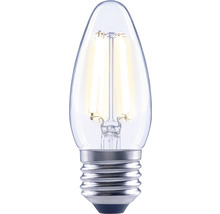 Kerzenlampe mit LED-Technologie und E27-Sockel