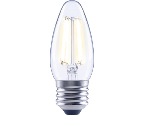 Kerzenlampe mit LED-Technologie und E27-Sockel