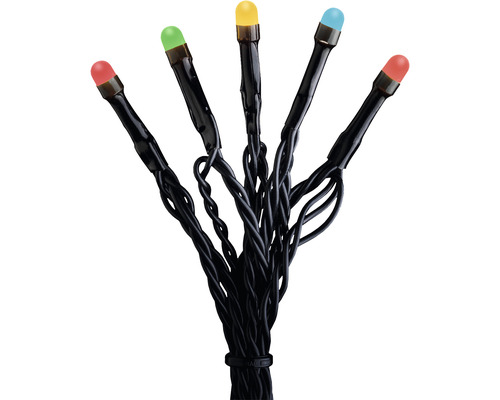 LED Lichterkette mit mehreren bunten Lichtern