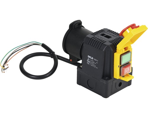 Drucktaster mit Kabel und Not-Aus Schalter