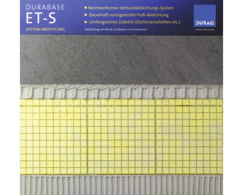 DURABASE ET-S Systemabdichtung für Wand und Boden im Innenbereich