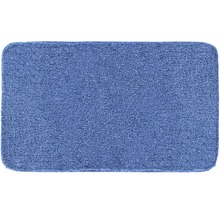 Badteppich Grund Melange 80 x 140 cm blau