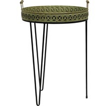 Pflanztisch Ø 45,5 cm H 68,5 cm, grün