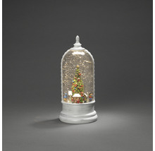 Schneekugel mit Weihnachtsbaum und Figuren