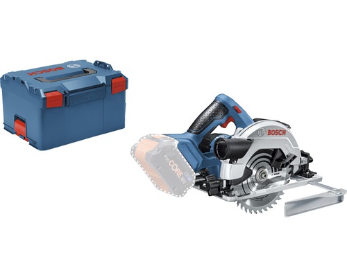 Akku-Handkreissäge Bosch GKS 18V-57 G, ohne Akku und Ladegerät inkl. L-BOXX Bosch Akku-Handkreissäge mit Transportkoffer