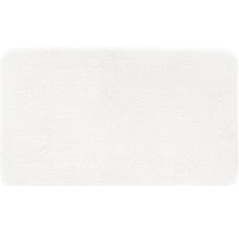 Badteppich Grund Melange 50 x 110 cm weiß