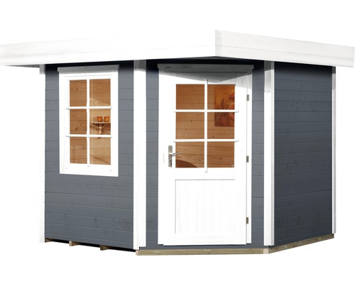 Gartenhaus mit Fenster und Tür