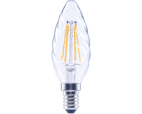 FLAIR LED Kerzenlampe gedreht dimmbar CT35 E14/2,2W(25W) 250 lm 2700 K warmweiß klar FLAIR LED Kerzenlampe gedreht dimmbar CT35 E14/2,2W(25W) 250 lm 2700 K warmweiß klar