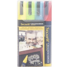 Securit Kreidemarker Set mit vier Stiften