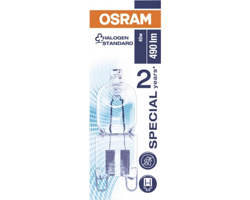 Osram Halogen Standard Leuchtmittel mit G9 Fassung
