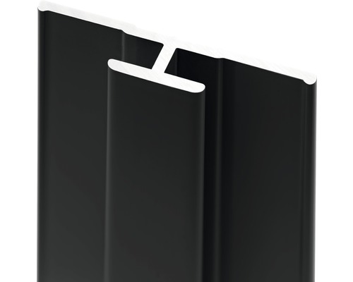 Flächenverbinde Schulte Decodesign 2550 mm schwarz für 3 mm Duschrückwände