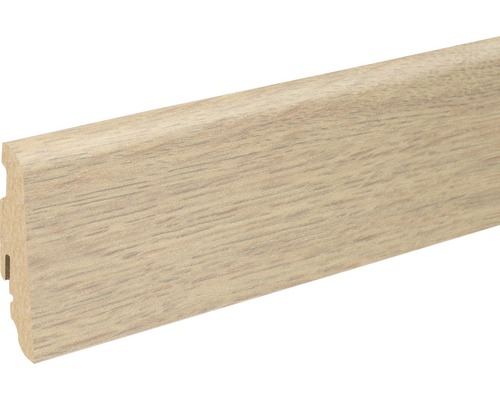 Sockelleiste Eiche FOEI420 FU60L foliert 2400 x 58 x 19 mm Fußleiste aus Holz
