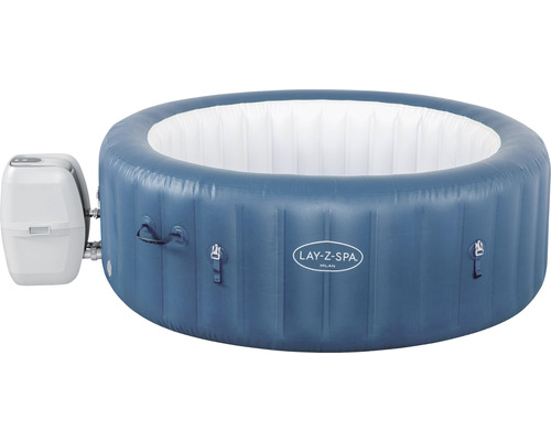 Aufblasbarer Lay-Z-Spa Milan Whirlpool mit zugehöriger Pumpeneinheit