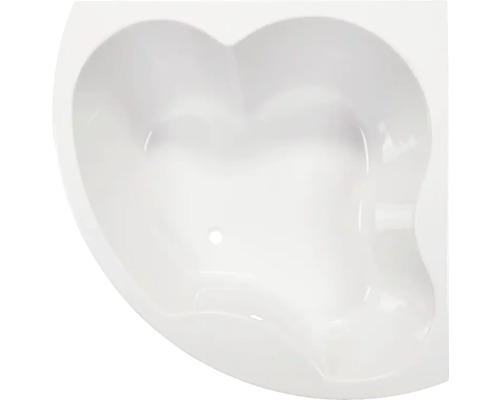 Eckbadewanne Sanotechnik La Palma 993000 149x149 cm weiß Weiße Eckbadewanne aus Sanitäracryl von oben
