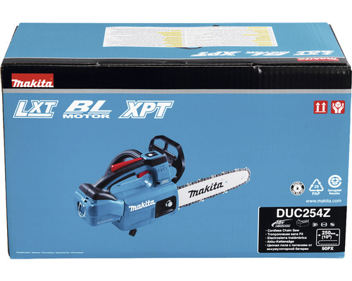 Makita Akku-Kettensäge in Produktverpackung