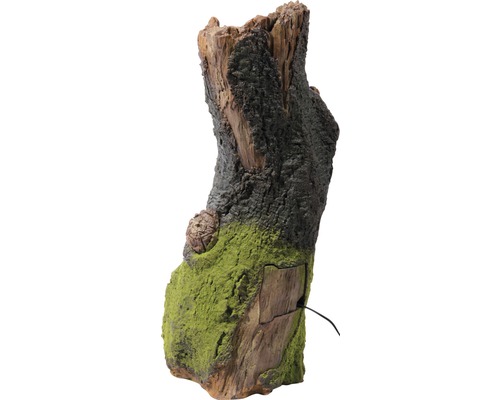 Dekorationsobjekt Baumstumpf mit Moos für den Innenbereich