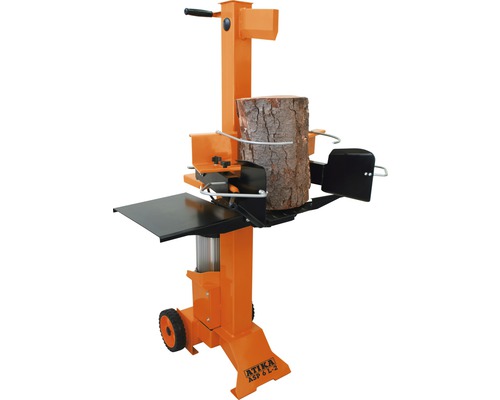 Holzspalter mit Holzscheit