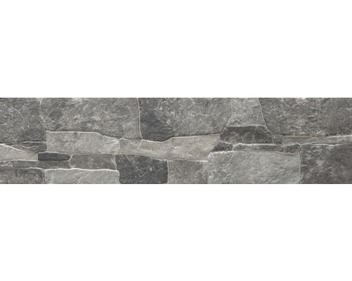 Graue Steinzeugfliese mit Steinoptik